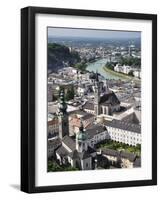 Old Town Seen From Fortress Hohensalzburg, Salzburg, Austria, Europe-Jochen Schlenker-Framed Photographic Print