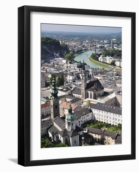 Old Town Seen From Fortress Hohensalzburg, Salzburg, Austria, Europe-Jochen Schlenker-Framed Photographic Print