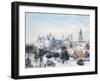 Old Town skyline featuring Dominican Priory, Cathedral and Trinitarian Tower-Karol Kozlowski-Framed Photographic Print