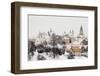 Old Town skyline featuring Dominican Priory, Cathedral and Trinitarian Tower-Karol Kozlowski-Framed Photographic Print