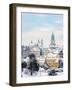 Old Town skyline featuring St. John the Baptist Cathedral and Trinitarian Tower-Karol Kozlowski-Framed Photographic Print