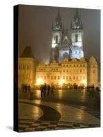 Old Town Square and Church of Our Lady Before Tyn, Prague, Czech Republic-Alan Klehr-Stretched Canvas