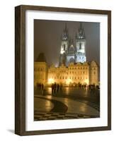 Old Town Square and Church of Our Lady Before Tyn, Prague, Czech Republic-Alan Klehr-Framed Photographic Print