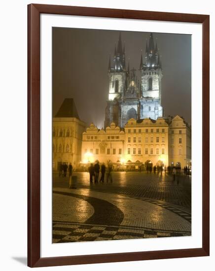 Old Town Square and Church of Our Lady Before Tyn, Prague, Czech Republic-Alan Klehr-Framed Photographic Print