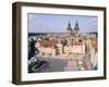 Old Town Square and Tyn Church, Prague, Czech Rebublic-Peter Thompson-Framed Photographic Print