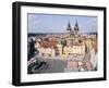 Old Town Square and Tyn Church, Prague, Czech Rebublic-Peter Thompson-Framed Photographic Print