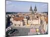 Old Town Square and Tyn Church, Prague, Czech Rebublic-Peter Thompson-Mounted Photographic Print