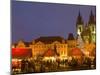 Old Town Square at Christmas Time and Tyn Cathedral, Prague, Czech Republic, Europe-Marco Cristofori-Mounted Photographic Print