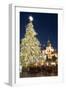 Old Town Square Christmas Market with Christmas Tree-Richard Nebesky-Framed Photographic Print
