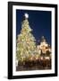 Old Town Square Christmas Market with Christmas Tree-Richard Nebesky-Framed Photographic Print