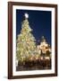 Old Town Square Christmas Market with Christmas Tree-Richard Nebesky-Framed Photographic Print