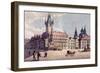 Old Town Square from Celetná Street, Prague, C.1810-null-Framed Giclee Print