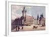 Old Town Square from Celetná Street, Prague, C.1810-null-Framed Giclee Print