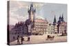 Old Town Square from Celetná Street, Prague, C.1810-null-Stretched Canvas