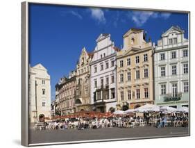 Old Town Square, Prague, Czech Republic-Hans Peter Merten-Framed Photographic Print