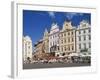Old Town Square, Prague, Czech Republic-Hans Peter Merten-Framed Photographic Print