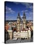 Old Town Square, Prague, Czech Republic-Rex Butcher-Stretched Canvas