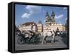 Old Town Square, Prague, Czech Republic-Peter Thompson-Framed Stretched Canvas