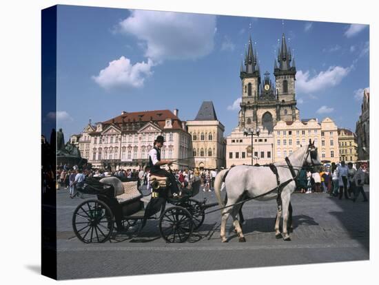 Old Town Square, Prague, Czech Republic-Peter Thompson-Stretched Canvas