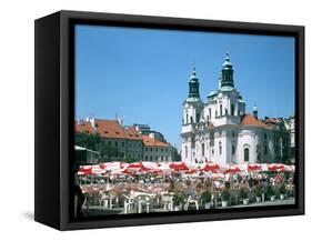 Old Town Square, Prague, Czech Republic-Peter Thompson-Framed Stretched Canvas