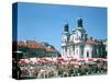 Old Town Square, Prague, Czech Republic-Peter Thompson-Stretched Canvas