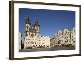 Old Town Square (Staromestske Namesti) and Tyn Cathedral (Church of Our Lady before Tyn)-Angelo-Framed Photographic Print