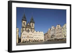 Old Town Square (Staromestske Namesti) and Tyn Cathedral (Church of Our Lady before Tyn)-Angelo-Framed Photographic Print