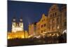 Old Town Square (Staromestske Namesti) and Tyn Cathedral (Church of Our Lady before Tyn)-Angelo-Mounted Photographic Print