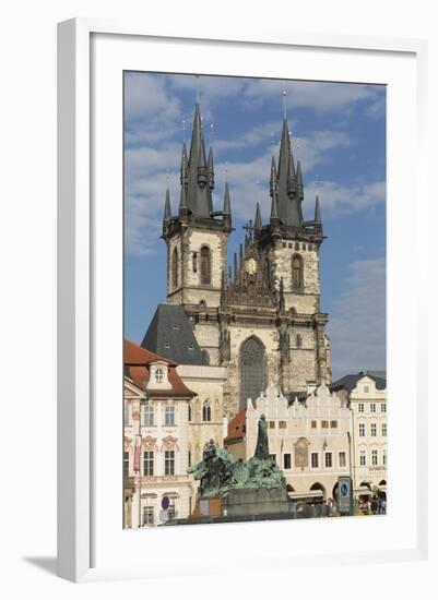 Old Town Square (Staromestske Namesti) and Tyn Cathedral (Church of Our Lady before Tyn)-Angelo-Framed Photographic Print