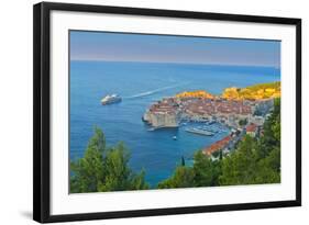 Old Town (Stari Grad), UNESCO World Heritage Site, Dubrovnik, Dalmatia, Croatia, Europe-Alan Copson-Framed Photographic Print