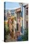 Old Town Street, Collioure, Languedoc-Roussillon, France-Stefano Politi Markovina-Stretched Canvas