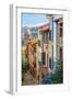 Old Town Street, Collioure, Languedoc-Roussillon, France-Stefano Politi Markovina-Framed Photographic Print