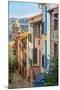 Old Town Street, Collioure, Languedoc-Roussillon, France-Stefano Politi Markovina-Mounted Photographic Print
