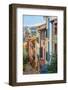 Old Town Street, Collioure, Languedoc-Roussillon, France-Stefano Politi Markovina-Framed Photographic Print