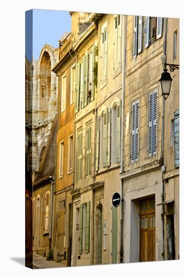 Old Town Street, Rue Des Arenes, Arles, Bouches Du Rhone, Provence, France, Europe-Guy Thouvenin-Stretched Canvas