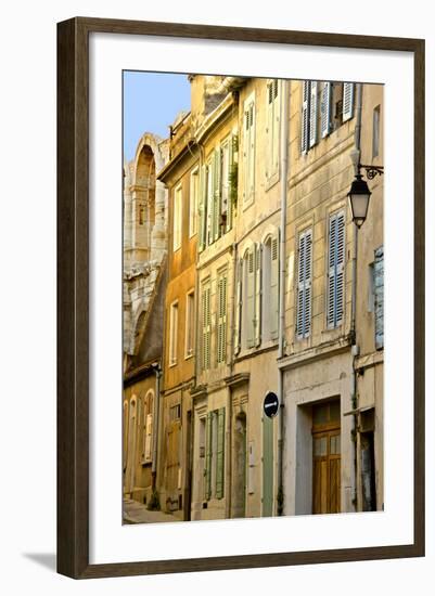 Old Town Street, Rue Des Arenes, Arles, Bouches Du Rhone, Provence, France, Europe-Guy Thouvenin-Framed Photographic Print