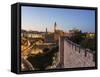 Old Town, the Tower of David (Or Citadel of Jerusalem) and the Walls-Massimo Borchi-Framed Stretched Canvas