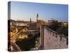 Old Town, the Tower of David (Or Citadel of Jerusalem) and the Walls-Massimo Borchi-Stretched Canvas