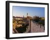 Old Town, the Tower of David (Or Citadel of Jerusalem) and the Walls-Massimo Borchi-Framed Photographic Print