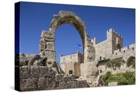 Old Town, the Tower of David (Or Citadel of Jerusalem)-Massimo Borchi-Stretched Canvas