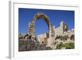 Old Town, the Tower of David (Or Citadel of Jerusalem)-Massimo Borchi-Framed Photographic Print