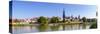 Old Town Ulm and the River Danube, Ulm, Baden-Wurttemberg, Germany-Doug Pearson-Stretched Canvas
