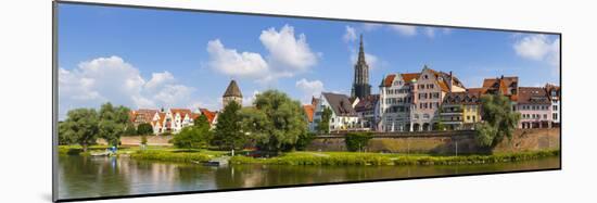 Old Town Ulm and the River Danube, Ulm, Baden-Wurttemberg, Germany-Doug Pearson-Mounted Photographic Print