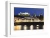 Old Town, UNESCO World Heritage Site, and Castle Hohensalzburg-Markus Lange-Framed Photographic Print