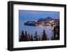 Old Town, UNESCO World Heritage Site, at Dusk, Dubrovnik, Dalmatia, Croatia, Europe-Frank Fell-Framed Photographic Print