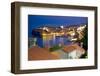 Old Town, UNESCO World Heritage Site, at Dusk, Dubrovnik, Dalmatia, Croatia, Europe-Frank Fell-Framed Photographic Print