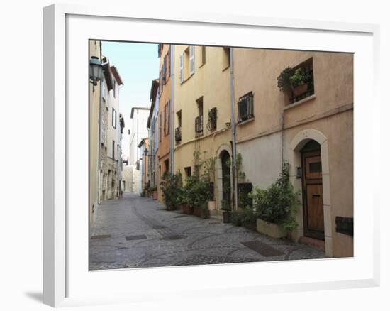 Old Town, Vieil Antibes, Antibes, Cote D'Azur, French Riviera, Provence, France, Europe-Wendy Connett-Framed Photographic Print