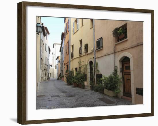 Old Town, Vieil Antibes, Antibes, Cote D'Azur, French Riviera, Provence, France, Europe-Wendy Connett-Framed Photographic Print