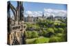 Old Town View from Scott Monument-Guido Cozzi-Stretched Canvas