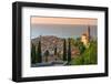 Old Town View with Church of St. George (Cerkev Sv. Jurija), Piran, Primorska-Alan Copson-Framed Photographic Print